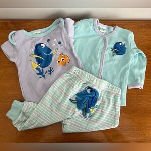 Disney Baby Dory & Nemo Matching Set 3M Baby Girl